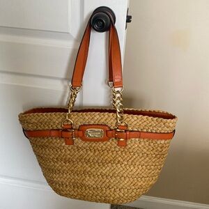 Michael Kors Straw Summer tote